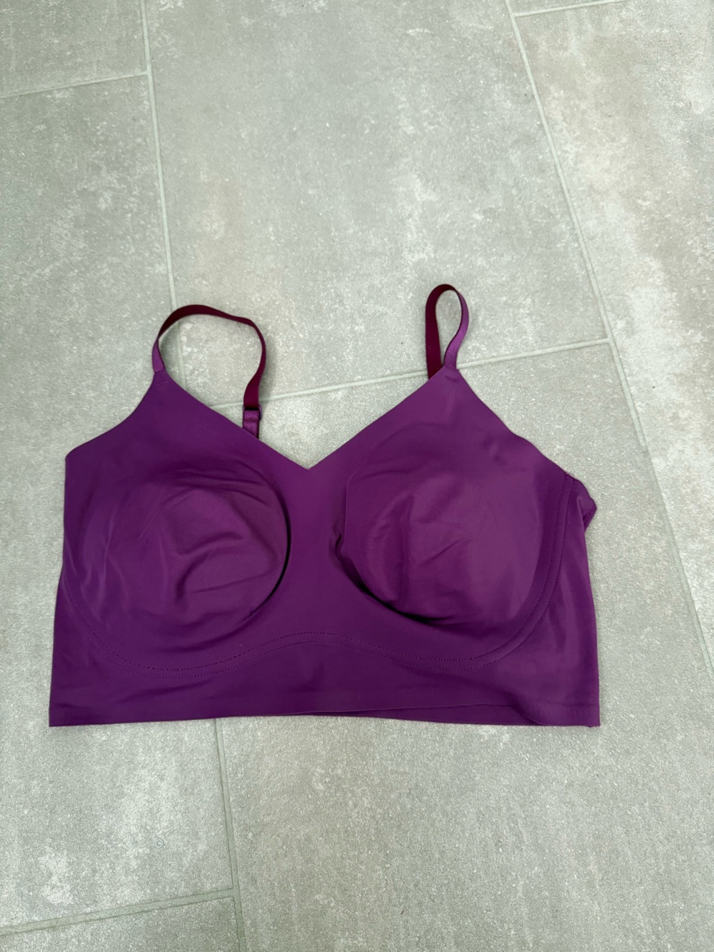 NEW True Body Full Cup Triangle Convertible Bralette Size M $49 MSRP